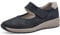 Jana Damen Halbschuhe mit Klettverschluss Vegan, Blau (Navy), 39 EU