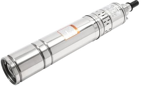 1.2m³/h Tiefbrunnenpumpe YUNRUX höchste Förderhöhe 100 m Rohrpumpe Geräuscharm Brunnenpumpe Wasserpumpe Schraubenpumpe Unterwasser-Tiefbrunnenpumpe automatische Tauchpumpe Edelstahl