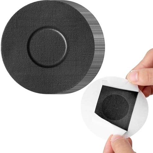 SUNMON 40 Stück Freestyle Libre 2 Überpflaster, wasserdicht Klebepflaster Freestyle Libre 2 Rund Over-Patch selbstklebend, langlebig für 10–14 Tage Pflaster für Freestyle Libre 2 Sensor (schwarz)