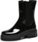 AONETIGER Stivali Pioggia Donna Impermeabile Stivali Gomma Leggere Antiscivolo Chelsea Stivaletti Outdoor Antivento Ankle Boot (135 Nero,39EU)