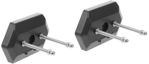 POPETPOP 2St Wand-Skateboard-Organizer-Ständer Storage Shelves Storage Shelf Skateboard-Helm elektrisches Skateboard Skateboard-Aufbewahrungsständer Skateboard-Ausstellungsständer Abs Black