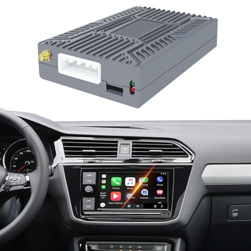 Wireless CarPlay & Android Auto Retrofit Kit Decoder für VW Golf 7 Tiguan | Plug & Play Upgrade-Modul für VW Lamando Magotan Skoda Seat mit MIB2-System Support Originalsteuerung WLAN Bluetooth SWC GPS