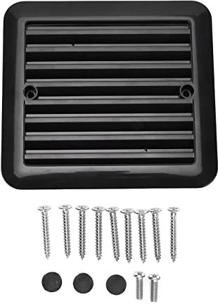 Ventilateur latéral 12 V pour camping-car, 142 x 128 mm, 7 pales sans balais, ventilateur de montage externe, 4500 tr/min, ventilateur d'échappement silencieux pour camping, van, camping-car, yacht