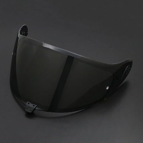Yofab Visiera Casco Moto per OGK Kabuto-5, Visiera del Motociclo della Lente, Sostituzione della Visiera della Lente del Casco del Parabrezza del Motociclo,E Deep Black