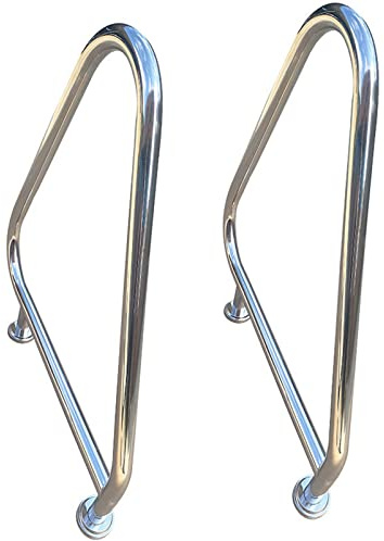 MYRDBT Pool Rail Pool Railing, Pool Handrail, Pool Handrail for Inground Pools,81 x 90cm