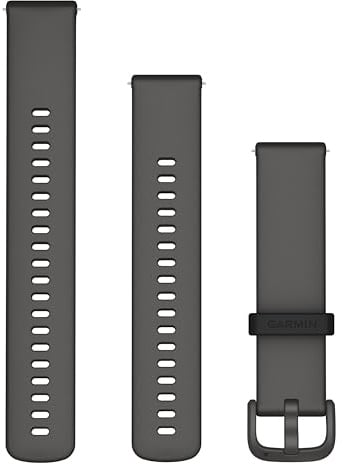 Garmin Schnellwechsel-Armband 20mm, passend für ausgewählte Modelle der Forerunnner-, Venu-, vivoactive-, vivomove-, D2- und Approach- Serien, Original Zubehör