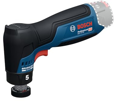 Bosch Professional 12V System Akku-Exzenterschleifer GEX 12V-32 (inkl. montiertem 32 mm Klett-Schleifteller, 32 mm selbstklebender Schleifteller)