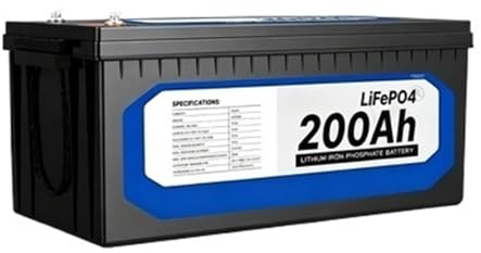 12V Battery 20Ah 50Ah 100Ah 150Ah 200Ah LiFePo4 Battery Pack Lithium Iron Phosphate Batteries Built-in BMS for Solar Boat(12V 200Ah Battery)