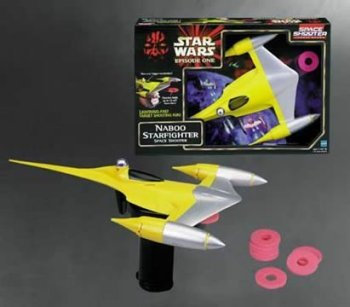 Star Wars Phantom Menace Naboo Fighter Target Game