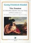 Vier Sonaten für Altblockflöte und Basso continuo. op.1: Nr. 2 g-Moll, Nr. 4 a-Moll, Nr. 7 C-Dur, Nr.11 F-Dur: op. 1. Alt-Blockflöte, Flöte, Oboe oder Violine und Basso continuo. Spielpartitur.