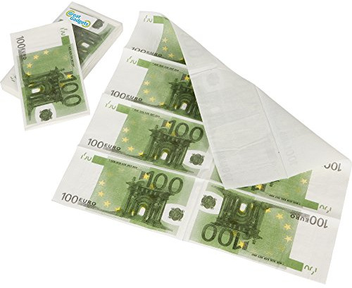 GreatGadgets 1540 Geldschein Servietten 100 Euro