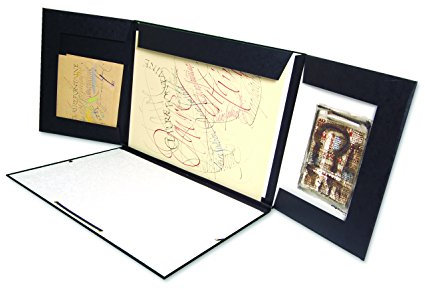 Clairefontaine 48605C Kraft Zeichenmappe (Gummizug, Fächern, Innenklappen, Rücken 30 mm, DIN A3+, innen: 29,7 x 42 cm, außen: 32 x 45 cm, ideal zur Aufbewahrung Ihrer Werke) schwarz