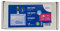 AVERY Zweckform 4826 Namensschilder für Kleidung 25 Stück (54x85mm, Kartenhalter mit Metallclip und Daumenausschub, Hartbox Ausweishüllen für eine ID Karte, Schutzhüllen) transparent