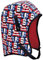 Mutual WL4-210 Kromer Hochwertige Wintermütze mit USA Long Nape, Rot/Weiß/Blau