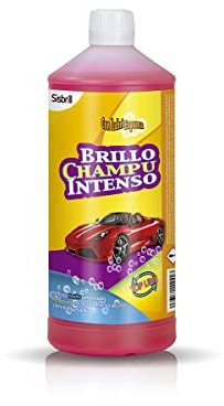 Sisbrill Champú Brillo Intenso - Ultraconcentrado 1:1000 - Limpiador de coches, pH Neutro y seguro - 1 Litro