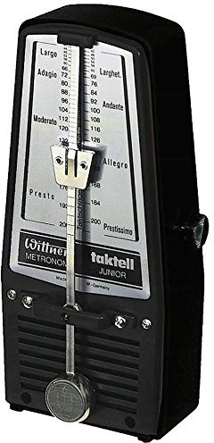 METRONOMO PLASTICO - Wittner (826) (Sistem Taktell) (Junior) (Negro)