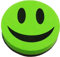 Amico Gute Laune Whiteboard- und Tafelschwamm, Smiley-Motiv, magnetisch Grün