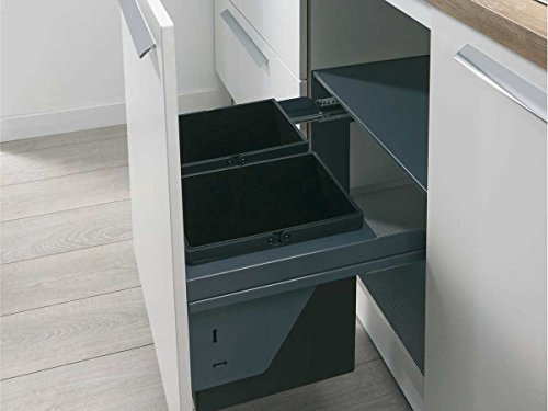 Wesco sortomaxx 840603–60 Poubelle encastrable Système de collecte des déchets de poubelle Poubelle