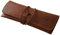 GERMANUS Federmäppchen Strap, Leder - Made in EU (Hellbraun)