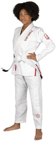 Sanabul Future Legend BJJ Gi Jiu Jitsu brésilien pour enfant, mixte enfant, blanc/rouge, K0