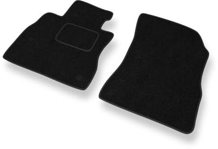 Mossa - Fußmatten Auto kompatibel mit Nissan Note E12 (2013-2016) - schwarz Automatten Autoteppiche 1