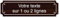 Plaque gravée personnalisée 1 ou 2 lignes 14,5x4cm autocollante Bois