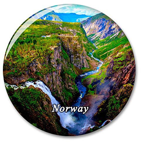 Norwegen Wasserfall Hardanger Kühlschrank Magnete Dekorative Magnet Flaschenöffner Tourist City Travel Souvenir Collection Geschenk Starker Kühlschrank Aufkleber