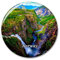 Norwegen Wasserfall Hardanger Kühlschrank Magnete Dekorative Magnet Flaschenöffner Tourist City Travel Souvenir Collection Geschenk Starker Kühlschrank Aufkleber