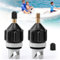 2 Stück SUP Pumpe Adapter,Tragbare Ventiladapter für Aufblasbares Ruderboot,Stand Up Paddle Board,Kajak (schwarz)