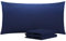NTBAY 2er Set Kissenbezug 40x80 cm 100% Mikrofaser Kissenhülle, Superweicher Kopfkissenbezug, Marine Blau