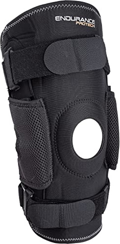 ENDURANCE Unisex – Erwachsene Joints Knieschutz, Black, M