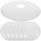 OSALADI 6 Pezzi Vassoio Base Lampadario Baldacchino Lampada a Sospensione Piatti Luminosi Sospesi Piastra Da Soffitto Del Lampadario Base Led Metallo Copertura Rotonda Bianca Portato