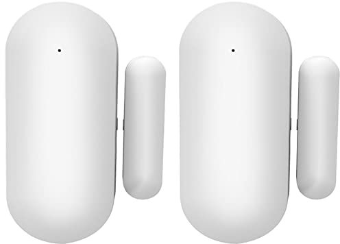 Splenssy Allarme sensore porta finestra Smart WiFi, sensore rilevatore di ingresso magnetico per porta finestra wireless a contatto, allarme antifurto porta finestra sensore wireless