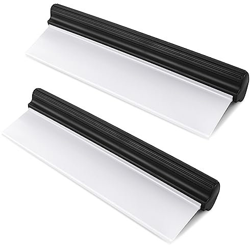 2-Pack 30 cm/11.8 Inch Car Drying Water Blade - Professional Automotive Wiper Squeegee With Super Flexible Silicone Blades for Cars and Showers