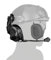 ACEXIER Taktisches Schieß-Headset Elektronisches Headset Ohrenschützer Schießen Gehörschutz für Helm Militärkopfhörer (Black)