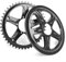 DAZZLEEX Plato para Motor para Bafang BBS01/BBS02 - Opciones de piñón 44T, 46T, 48T - Rueda de Cadena Duradera para un Ciclismo eficiente, 46T