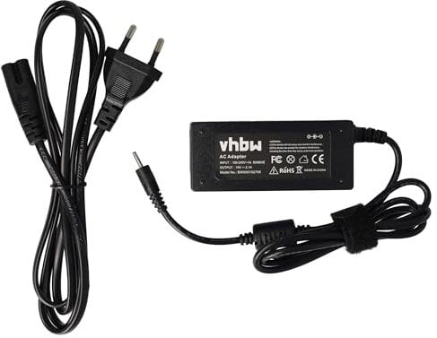 vhbw Netzteil kompatibel mit Asus Eee PC 1005HR, 1005PR, 1005HAB, 1005HAG, 1008HA, 1005P, 1005PE, 1008 Notebook, 40 W