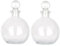 Magic Season Dekorative Glasflasche - 260 ml Zaubertrank Flaschen mit Glasstopfen (2 Sets)