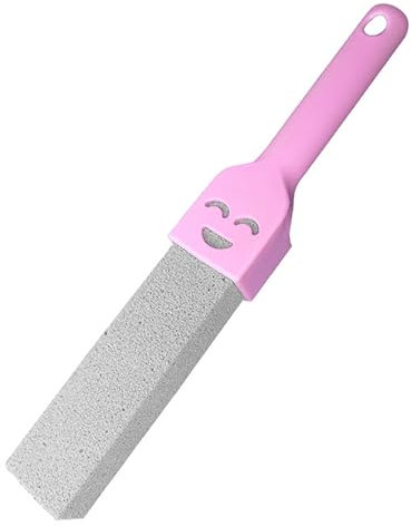 YAMSLAM Pietra pomice per la pulizia del WC, spazzola abrasiva con manico extra lungo per rimuovere il calcare per barbecue, piastrelle, piscine