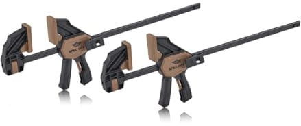 Spec Ops 33 cm kompakte einhändige Triggerklemmen, 75 kg, 2 Stück