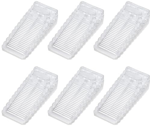 6 Pièces Cale de Porte, Arrêts Cale de Porte, Cale de Porte Empilable, Cale de Porte En Caoutchouc, Butée de Porte Cale Antidérapant, Butée de Porte Au Sol Antidérapante, Bloc Porte Cale Porte Sol