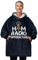 Ham Radio Gifts, Wearable Fleece Ham Radio Blanket Hoodie, Super Soft Warm Cozy with Giant Pocket, Funny Gifts on Birthday and Christmas - One Size Fits Most, 01-operation, One size