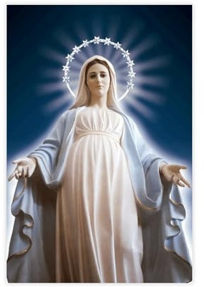 Poster Heiliges Herz Jesu und Jungfrau Maria (14), Leinwandposter, Schlafzimmer-Dekor, Sportlandschaft, Büro, Raumdekoration, Geschenk, ungerahmt, 60 x 90 cm