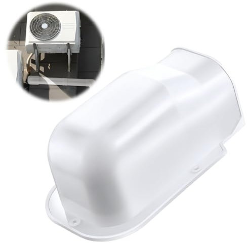 behone Connecteur Mural,Conduit Mural,Couvercle de Protection de Canal de Conduit,Couvercle de Conduit décoratif en PVC pour Conduit Mural,Kit de Couvercle de Ligne décoratif en PVC pour climatiseur