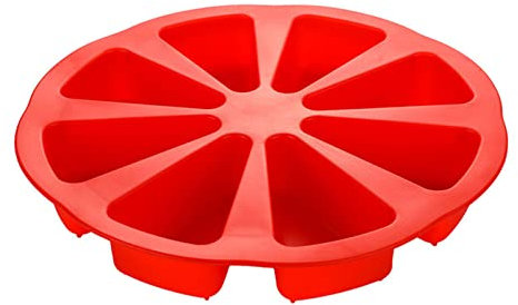 Eladcncmc 8 porzioni di stampo triangolare per torte, per pizza, brownies, muffin, sapone