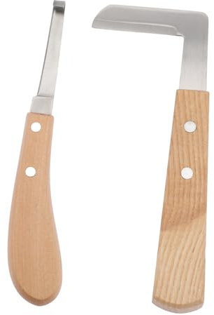 BELLIFFY 2stücke Teiliges Hufschneider Pferde Langlebige Und Scharfe Huftrimmer Für Präzises Hufschneiden Und Pflege Leicht Und Tragbar Für Rinder Pferde Esel Und Schafe