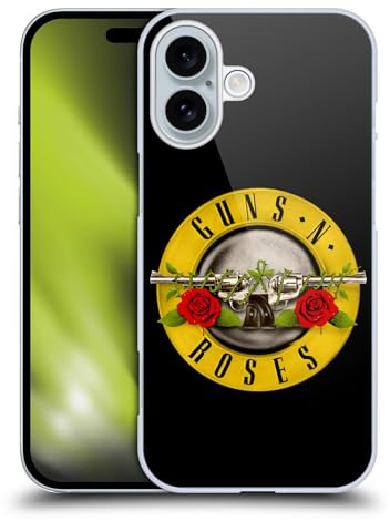 Head Case Designs Offiziell Zugelassen Guns N' Roses Kugel Logo Kunst Harte Rueckseiten Handyhülle Hülle Huelle kompatibel mit Apple Apple iPhone 16