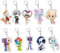 10 Set Porte Clés World for Dandys Jeux Figurine Dandys Vee Goob Cute Keychain Pendentifs Decor Dandys Acrylique Porte Clef Set