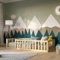 Crazy Pine Kinderbett 90x200 cm – Montessori Bodenbett mit Rausfallschutz 40cm - Natürlichem Holz mit Glatter Oberfläche - Perfekt für Jungen und Mädchen Crazy Johnny