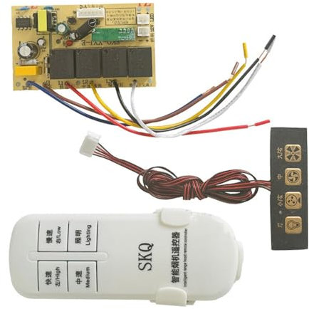 Rudiaoa Placa Control Electrónico Campana Extractora Placa Control Mantenimiento Repuesto Placa Circuito Ordenador con Mando A Distancia